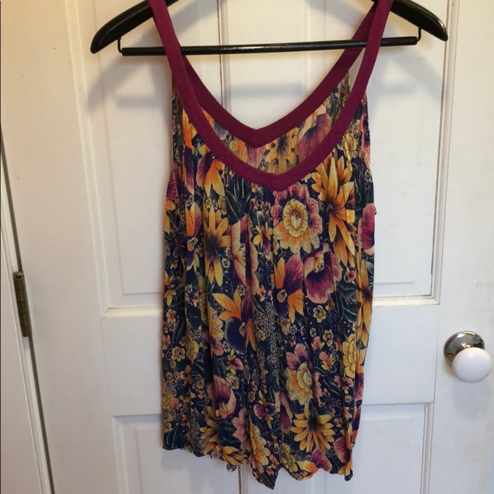 Floral tank top